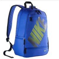 ราคา (ของเเท้หายาก) กระเป๋าเป้ Nike Classic Line Backpack 23L สีฟ้า พร้อมป้าย จากช็อปแท้ 100% ซิปเยอะใส่ของได้เยอะมากๆ (24127151698)