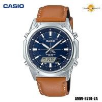 ราคา นาฬิกาข้อมือ Casio Standard Men รุ่น AMW-S820L Series สายหนังแท้ (2064562560)