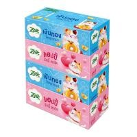 ราคา [สินค้าส่งด่วน] ซิลค์เช็ดหน้าลัคกี้บ๊อกซ์ 110 แผ่น X4 ZILK LUCKY BOX FACIAL TISSUE 110 SHEET X4 (40231052271)