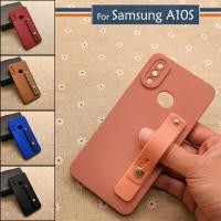 ราคา Samsung Galaxy A10S Simple Ring I-Ring Back Case TPU Soft Cover Casing Colourful Stand Mobile Housing (44082834934)