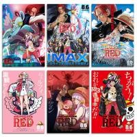 ราคา โปสเตอร์ วันพีซ ฟิล์ม เรด One Piece Film Red Movie Shanks Uta Luffy สติกเกอร์ติดผนังมีกาวในตัว Custom (54811704533)