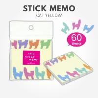 ราคา กระดาษโน้ตแบบติดได้ทรงสี่เหลี่ยม Greeting Life Chic MMPG-424 ลายแมวสีเหลือง เครื่องเขียนสำหรับไดอารี่/สมุดบันทึกจากญี่ปุ่น (41922951461)