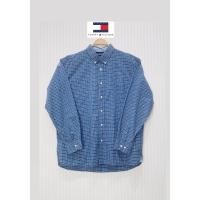 ราคา เสื้อเชิ้ตลายสก๊อตน้ำเงิน TOMMY HILFIGER แท้ (มือสอง-ใหม่เทียบมือ 1) (29941446490)