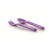 ราคา TUPPERWARE ชุดช้อนส้อมทัปเปอร์แวร์ สีม่วง (24440857499)