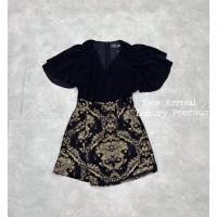 ราคา จั๊มสูท จั๊มสูทขาสั้น จั๊มสูทผ้าทอเสื้อพลีทผ้าวิ้งๆ (17287840308)