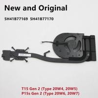 ราคา ใหม่สําหรับแล็ปท็อป Lenovo ThinkPad T15 Gen2 P15s Gen2 CPU พัดลมระบายความร้อนฮีทซิงค์ Cooler FRU PN:5H41B77169 5H41B77170 (40982037297)