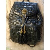 ราคา Vintage Tas Ransel Metro City Black Quilted Back Pack Original (42511763785)