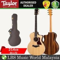 ราคา Taylor 214ce SG LTD Fumed Sweet Gum Grand Auditorium Guitar Sitka Spruce Top Acoustic Electric Guitar (214 CE) (46564495188)