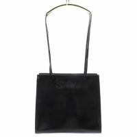 ราคา Salvatore Ferragamo shoulder bag tote bag enamel square black Direct from Japan Secondhand (27501968846)