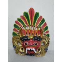 ราคา หน้ากากไม้แกะสลักบาหลีอินโด Barong Wooden Mask (43402577257)