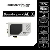 ราคา CREATIVE SOUND BLASTER INTERNAL AE-X การ์ดเสียง PCIe ความละเอียดสูง (Hi-Res) พร้อมภาคขยายหูฟังแบบ Discrete (55313917911)