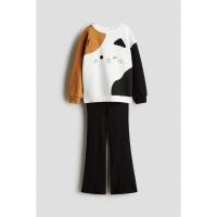 ราคา H&M(เอชแอนด์เอ็ม) ชุดสเวตเชิ้ตและเลกกิ้งส์ 2 ชิ้น เด็กผู้หญิง 1319897_1 (41472335965)