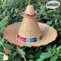 ราคา UMISS หมวกชายหาดเม็กซิกัน, หมวกกันแดดกันแดด, หมวกเชือกรูด 58~60 ซม. ผู้ชายผู้หญิงกลางแจ้ง (45214068185)