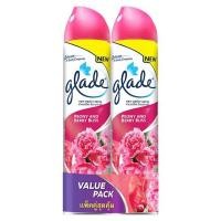 ราคา [สินค้าส่งด่วน] เกลด สเปรย์ พีโอนีแอนด์เบอรี่บลิส320มลX2 GLADE SPRAY PEONY+BERRY BLISS 320MLX2 (57312067813)