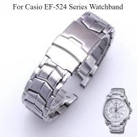 ราคา สําหรับ Casio Edifice Series นาฬิกา 5051 EF-524D-7A EF-524SP-1A สายเหล็กนาฬิกาอุปกรณ์เสริม 22x14 มม.เหล็ก (27995163637)