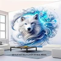 ราคา น้ําแข็งสีฟ้าออโรร่าสีขาวหมาป่าพรมแฟนตาซีน้ําแข็งหิมะเงินหมาป่ารูปแบบพื้นหลังผ้าครอบงําเย็นความรู้สึกวิญญาณหมาป่าเด็กชายห้องนอนห้องเล่นเกม ผู้มีอิทธิพล สด (50912672245)