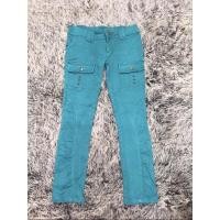 ราคา กางเกงขาเดฟผ้ายีนส์ยืด สีเขียว (11456443161)