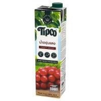 ราคา [สินค้าส่งด่วน] ทิปโก้น้ำองุ่นแดง100% 1000มล. TIPCO RED GRAPE JUICE 1 LT. (53208070101)