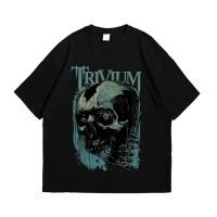ราคา เสื้อยืด - เสื้อยืดวง Trivium สีดํา Unisex | พรีเมี่ยม Combed 24s Cotton (40830414086)