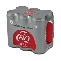 ราคา โค้ก ไลท์แคน น้ำอัดลม ขนาด325 มล. แพ็ค 6 กระป๋อง Coke Light Can Soft Drink Size 325 ml. Pack 6 cans. (5347877107)