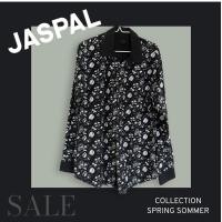 ราคา JASPAL ชาย เสื้อเชิ้ตดำลายเครื่องดนตรี XL (20765514446)