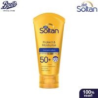 ราคา Boots Soltan Protect & Moisturise Suncare Lotion UVB Very High SPF 50+ 50ML บู๊ทส์ โซลแทน กันแดด (10942661059)