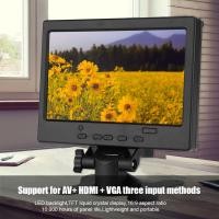 ราคา Ddhi Wendry จอภาพ 7 นิ้ว 1080P คอมพิวเตอร์ HDMI 16:9 จอแสดงผล LED Backlight สําหรับหน้าจอ VGA AV แบบพกพาพร้อมขาตั้งรถ (42981302677)
