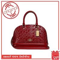 ราคา กระเป๋า Coach แท้ รุ่น F27597 สี Red Dark กระเป๋า Coach พร้อมส่ง การันตีของแท้ โดย Coach By Gift ไม่แท้ยินดีคืนเงิน (2173202862)