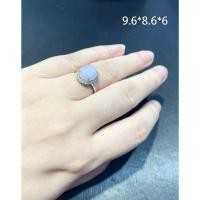ราคา ธรรมชาติพม่าก-สินค้า หยก สีม่วงส925แหวนเงินฝังสไตล์หรูหราเบาๆซับสีขาวสีผิวพร็อพทุกวันซ้อนดูดีซอกสไตล์ไม่ชนเหมาะกับแฟนที่จะสวมใส่ตนเองที่มีใบรับรองป้องกันความเป็นจริงปรั ปากวงกลม (46012026114)