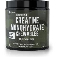 ราคา Ketostat Creatine Chews 5G Chewables 30 Day Supply, Micronized Creatine Monohydrate Tablet, Sour Razz (150ct) Creatine for Women & Men (53410881214)