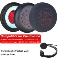 ราคา 1 คู่หนังหูฟังสําหรับ Plantronics BT600 BlackWire 7225 5200 5210 5220 Voyager 4320 4310 4220 4210 Focus B825 หูฟังเบาะฟุตบอลตาข่าย Earmuff เสียงรบกวน Cancelling (41621157454)