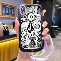 ราคา เคสสำหรับ iPhone X Xs Xr Xs Max 7 Plus 8 Plus เคสโทรศัพท์เพชรนาซ่าซิลิโคนสายคล้องกันกระแทก (43776332318)