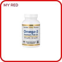 ราคา California Gold Nutrition, Omega-3 Premium Fish Oil, 100 Fish Gelatin Softgels (แคปซูลละ 1,100 มก.) (40882393762)