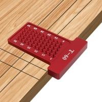 ราคา Woodworking Scribe 60mm T Square Hole Scribing Ruler Aluminum Line Drawing Marking Gauge Carpenter Right Angle Protractor Tools (21189790217)