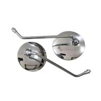 ราคา ROUND CHROME MIRROR LONG STEM YAMAHA FINO GRANDE FINO CLASSIC FINO CARBON FINO SPORTY FINO FI 125 FINO FI 115 PNP OTHER YAMAHA MOTORCYCLES ราคาสําหรับ PAIR OF FINO 115 FINO 125 LEFT และ RIGHT MIRRORS 