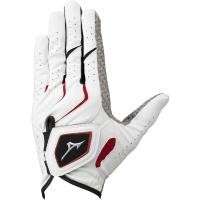 ราคา MIZUNO (Mizuno) Golf Glove Double Grip — Men's, Left-Hand, White/Red, 22 cm, 5MJML401 (26494741650)