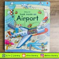 ราคา Imported Usborne Look Children& 39;s Book Inside and Airport Boardbook พร้อม OVER 60 FLAPS เพื่อยก (11141489542)