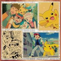 ราคา Big Detective Pikachu โปสเตอร์ Pokemon Pokemon กระเป๋าตกแต่งผนังตกแต่งภาพวาด 42 * 30 ซม. (41579465197)