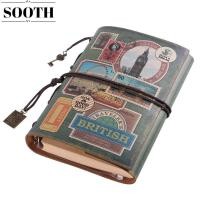 ราคา SOOTH Traveler Notebook, Classic Leather Journal, Travel Diary Vintage Refillable Writing Pads Gift (46613688584)
