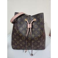 ราคา กระเป๋าหลุยห์ทรงขนมจีบ มือสอง รุ่นโนเอ้ Louis Vuitton Handbag NeoNoe MM M44022 Monogram 2WAY Brown Pink Shoulder Bag (40282276090)