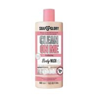 ราคา Soap&GloryCleanOnMeClarifyingBodyWashforWomen-ShowerGelforDrywithBuilt-InLotion-MoisturizingBodySoapforSoft,Hydrated-OriginalPink(16.9floz) (49608527378)