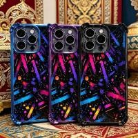 ราคา HP เคสโทรศัพท์สําหรับ SAMSUNG GALAXY A50 A50S A51 A52 A52S A55 4G/5G Graffiti Neon กรอบพรีเมี่ยมElectroplating Anti Shock & การป้องกันเต็มรูปแบบ (45662297267)