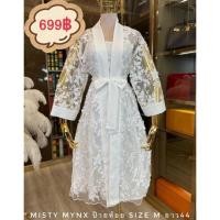 ราคา Misty mynx brand Z.M Set เสื้อคลุม ชุดว่ายน้ำ สีขาวสวย ใส่ทะเล ป้ายห้อย 2995฿ (16084344617)