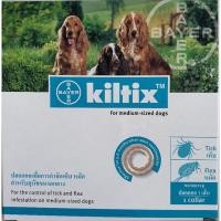 ราคา ปลอกคอกำจัดเห็บหมัด Kiltix ขนาดกลาง (หมดอายุ 11/6/2024) (11056644697)