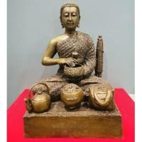 ราคา พระสิวลีจกบาตร ขนาดบูชา​ หลวงพ่อแพ วัด​พิกุลทอง จ.สิงห์​บุรี​ เนื้อโลหะ​ทองเหลือ​ง​ หน้าตัก​9​นิ้ว​ ปี2506 (6714675045)