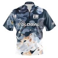 ราคา 900 Global Bowling Jersey Blue Ink Bowling Jersey แขนสั้น 3DPolo Sugi 2062-9G (53363564064)