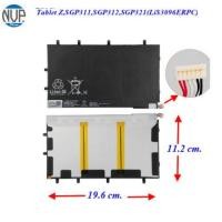 ราคา แบตเตอรี่ Sony Tablet Z,SGP311,SGP312,SGP321 (LiS3096ERPC) 11.2x19.6 cm. 6000 mAh. (24217455168)