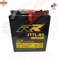 ราคา แตเตอรี่ RR รุ่น JT7L-BS ขนาด 12V. 7Ah. แตแห้ง สำหรัใส่รถมอเตอร์ไซค์ price 720 (42912536760)