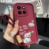 ราคา หรูหราแขวนเคสโทรศัพท์สําหรับ Honor X6c X8c X5b X7C X6b X8b X7b X5 X8a X7A X8 Plus 4G หลากสีใหม่น่ารักสุนัขออกแบบกันกระแทกกันฝุ่นนุ่ม TYgie02 (46656011217)