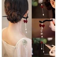 ราคา กิ๊บติดผมดอกกุหลาบสีแดงหญิงใหม่งานรื่นเริงกิ๊บติดผมไม้ส่วนบุคคลสไตล์เครื่องประดับผมกิ๊บเคลือบทอง M4UW (53861974283)